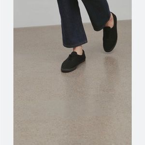 THE ROW Dean embroidered canvas sneakers SZ 8